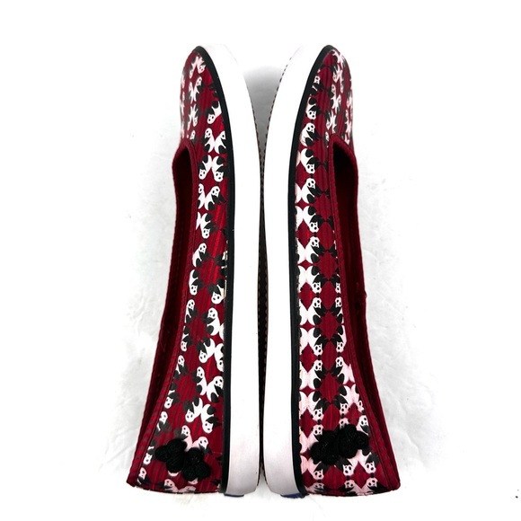 Keds Eleanor Shoes 9 Red Panda Canvas Slip On Flats Womens - Picture 6 of 8